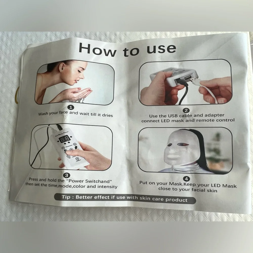White LED Beauty Mask - Picture 8 of 12